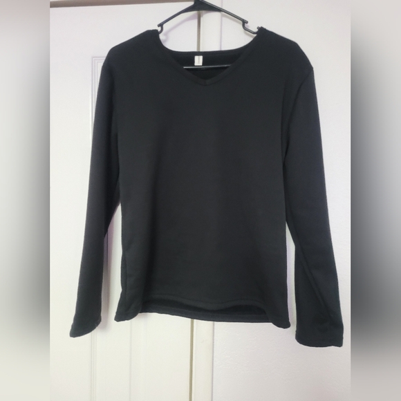 fashiony Sweaters - Black Long Sleeve Top